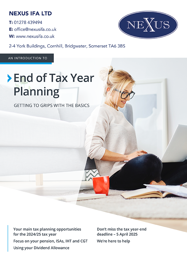 End of Year tax Planning